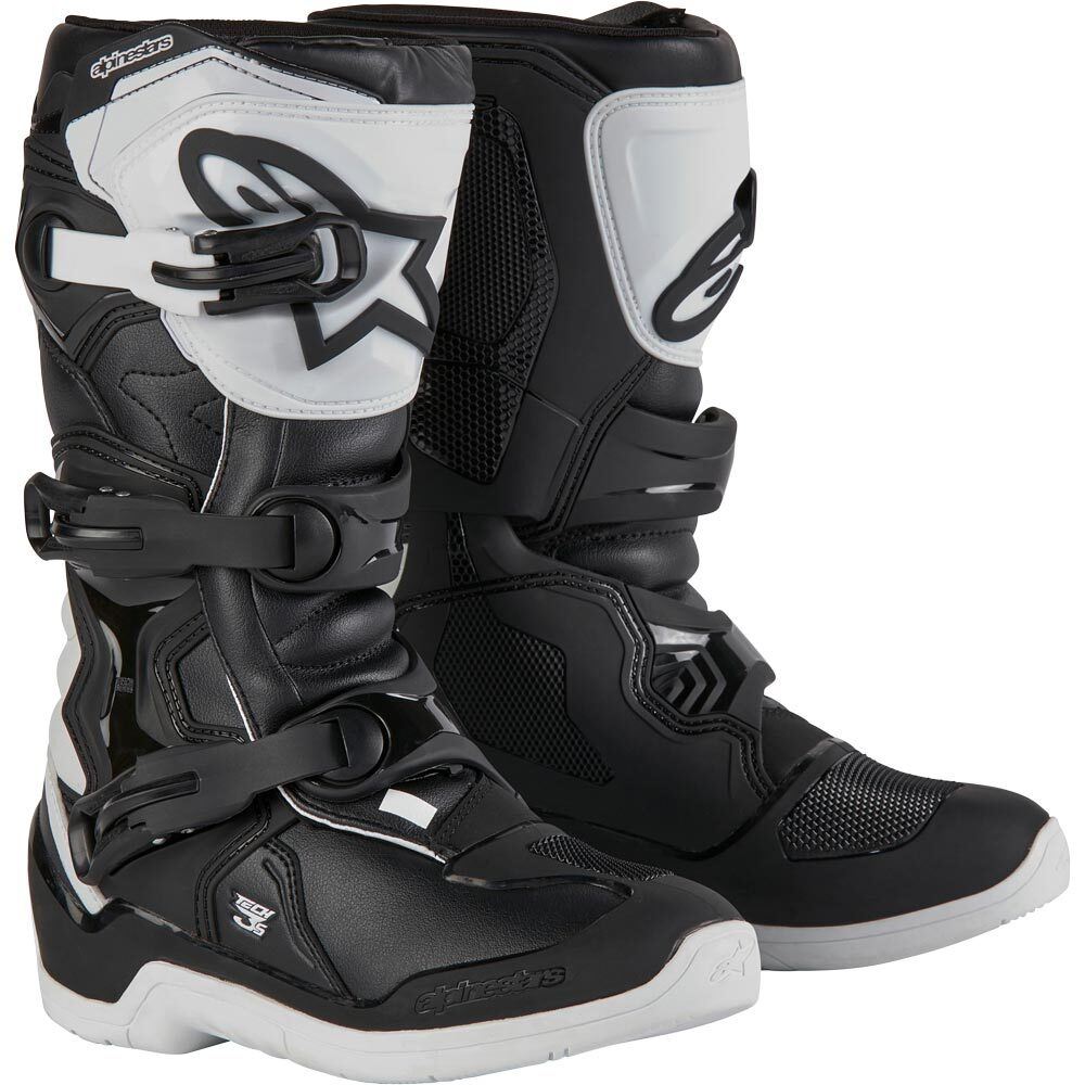 Alpinestars 2026 Tech 3S Youth Motocross Boots White Black